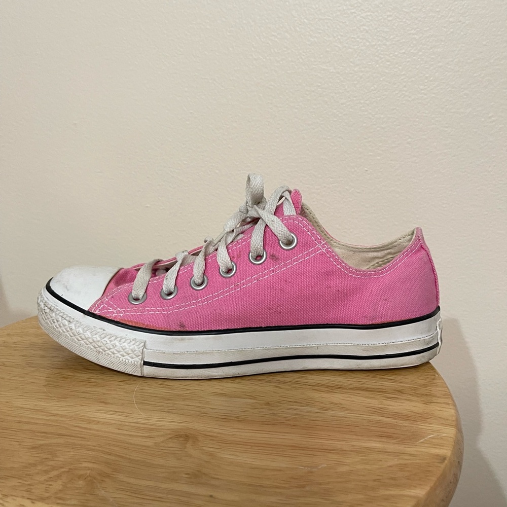 Converse All Star Pink Low Top US Size Women’s 8 Men’s 6 Sneaker Shoes - Picture 8 of 13